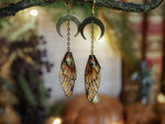 Lade das Bild in den Galerie-Viewer, Earrings Moon - pumpkin patch, gold
