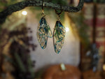 Lade das Bild in den Galerie-Viewer, Earrings Stars - gold, blue sea
