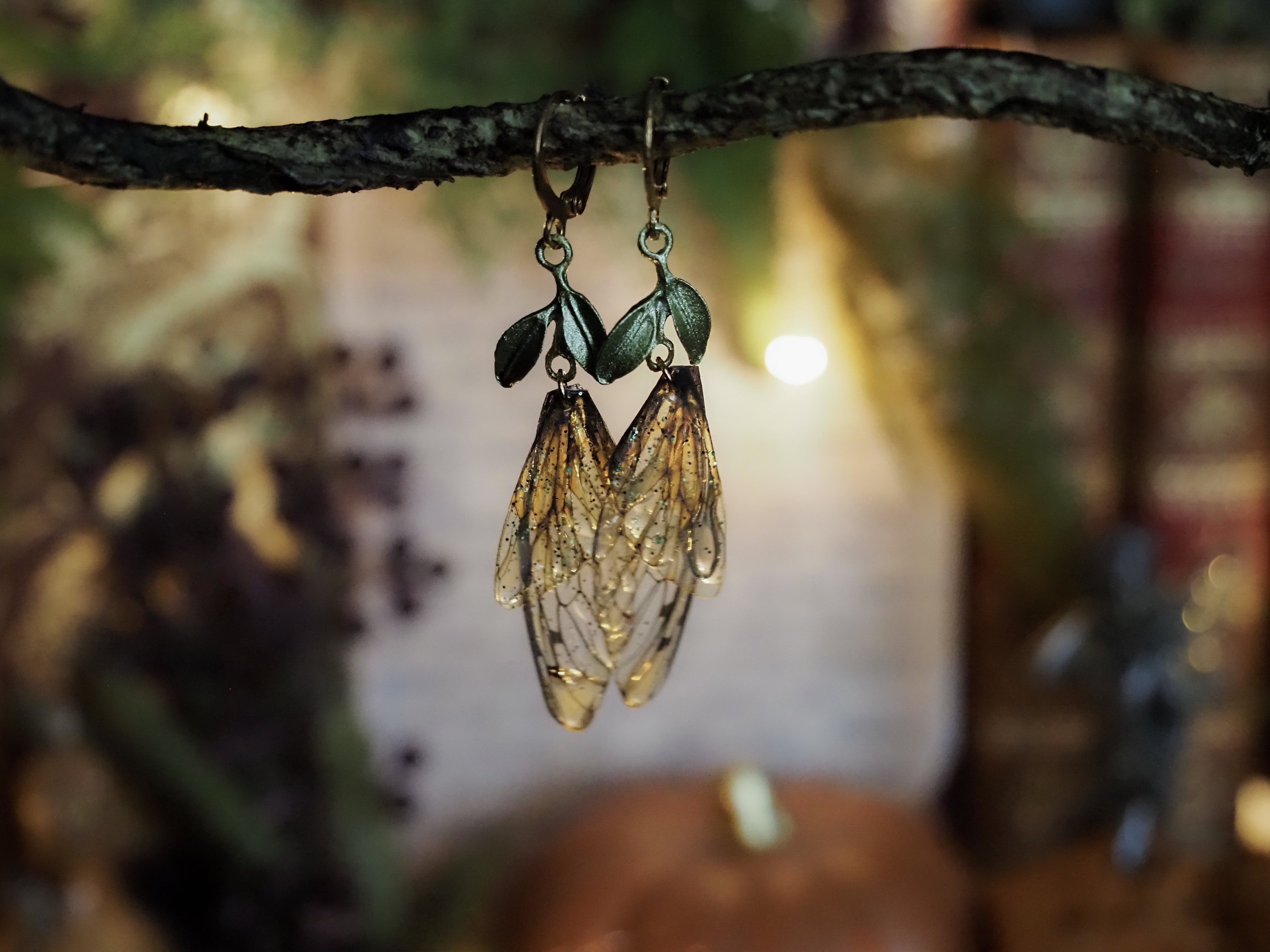 Leaf earrings - nature