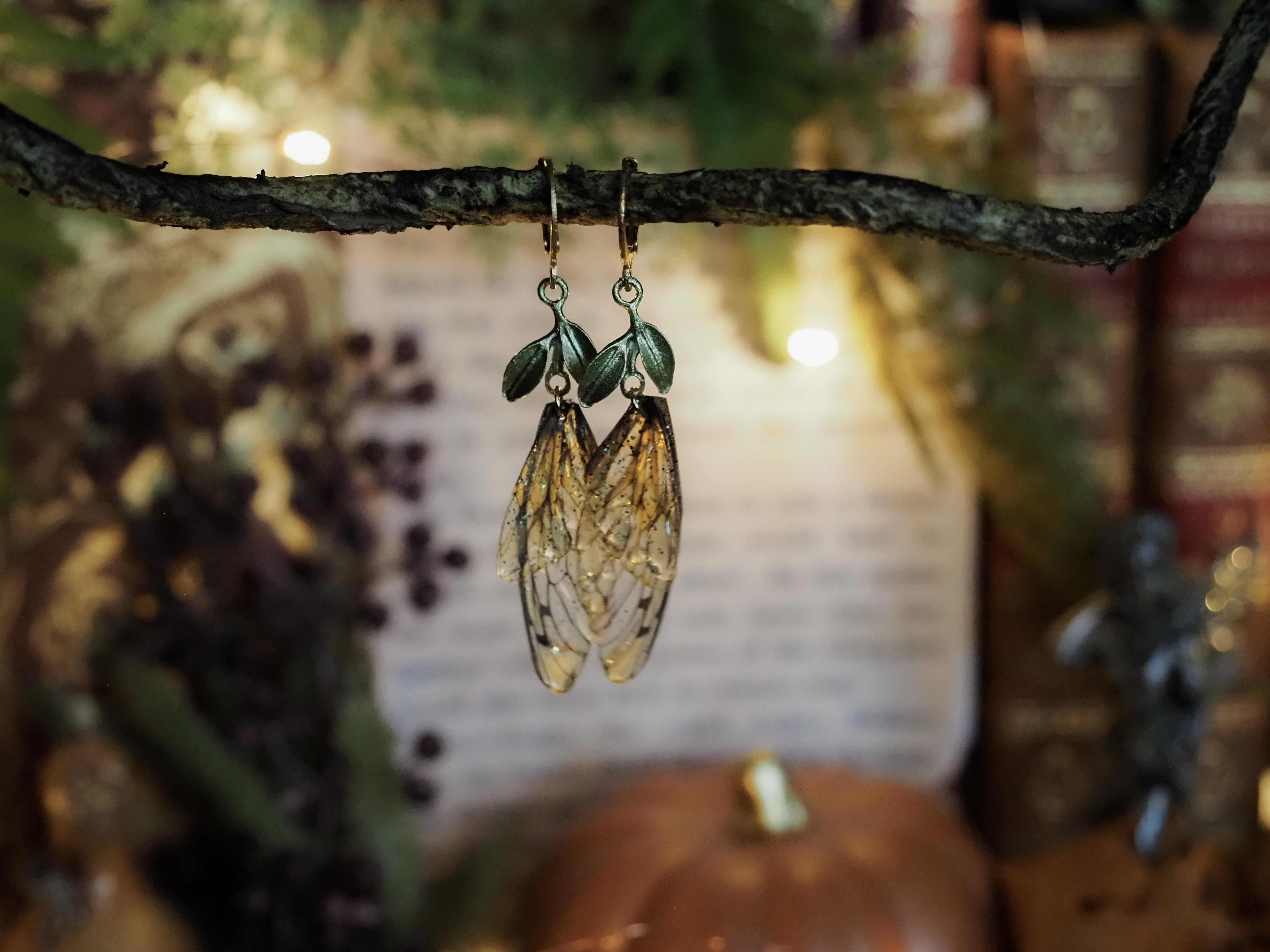Leaf earrings - nature