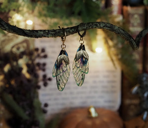 Earrings Leaf - gold, kelpie