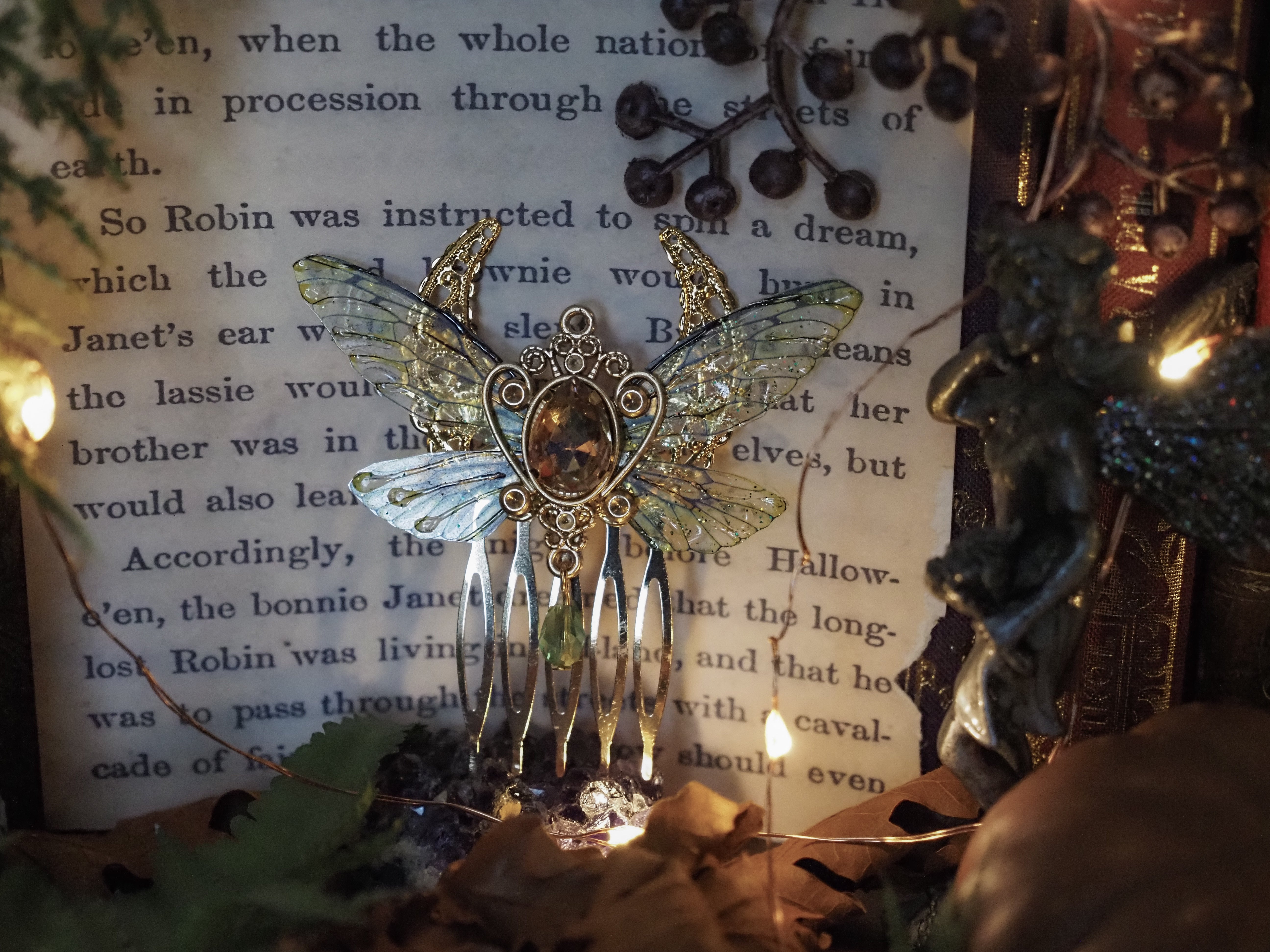 Haircomb nature moon - small