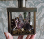 Load image into Gallery viewer, Festive Faerie Yule Candle Holder Set of two
