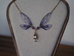 Lade das Bild in den Galerie-Viewer, Enchanting necklace - purple flower
