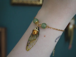 Bracelet - autumn, acorn