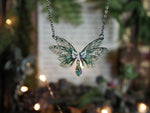 Lade das Bild in den Galerie-Viewer, Mini Necklace - emerald, silver
