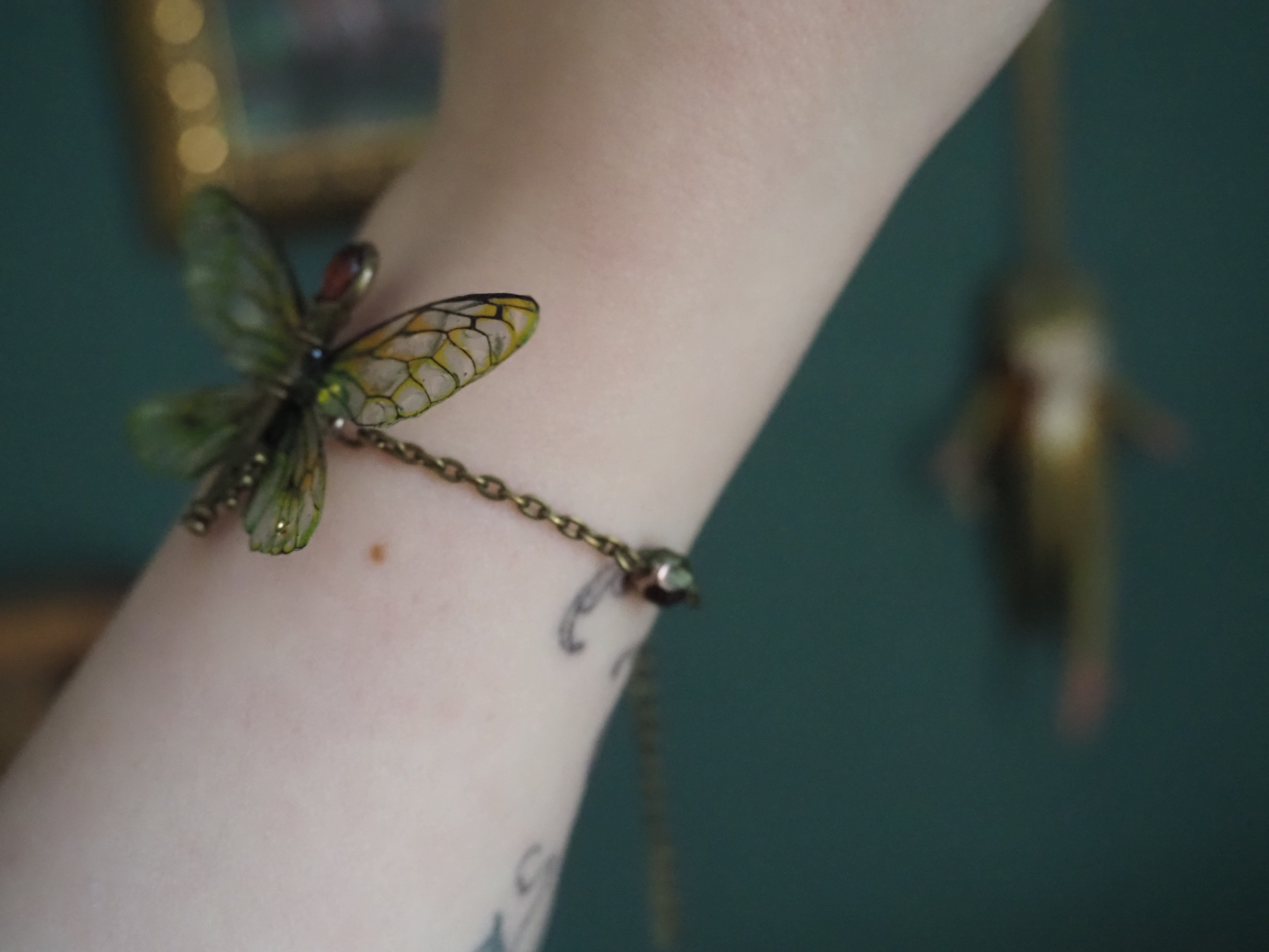 Flying Key Bracelet - autumn, pearls