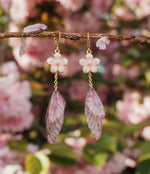 Lade das Bild in den Galerie-Viewer, Cherry Blossom Earrings - made to order
