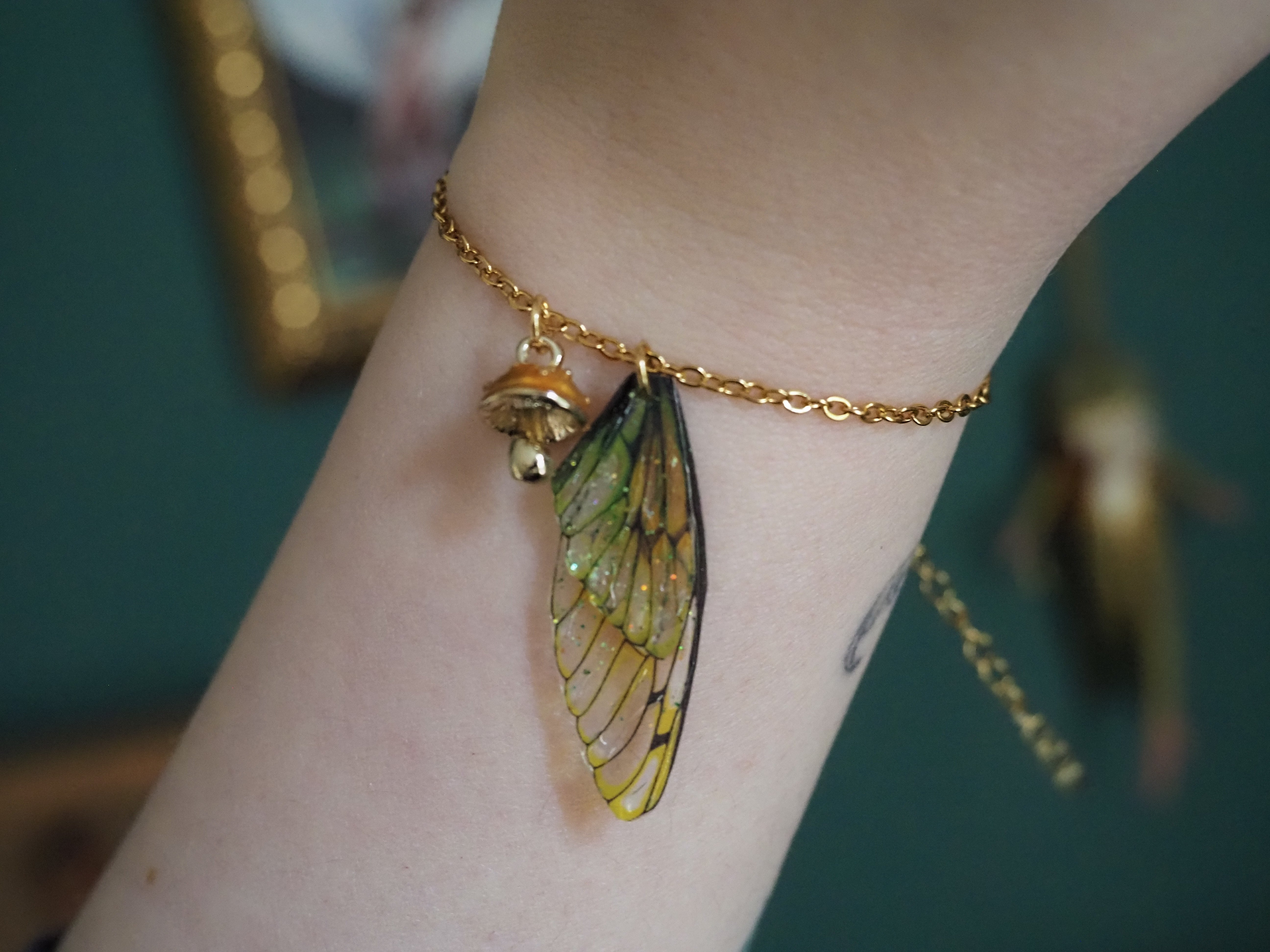 Bracelet - autumn, mushroom