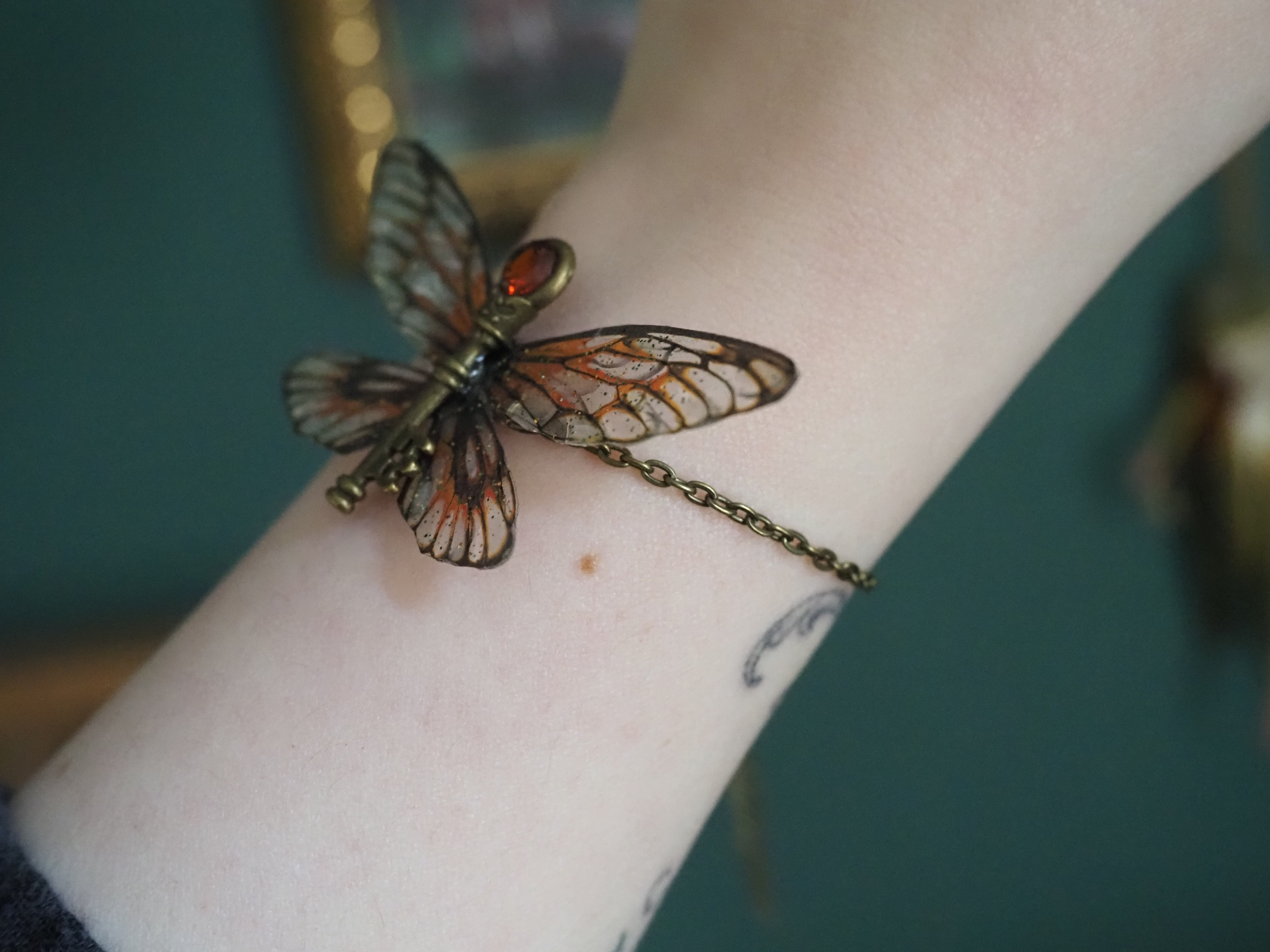 Flying Key Bracelet - pumpkin patch