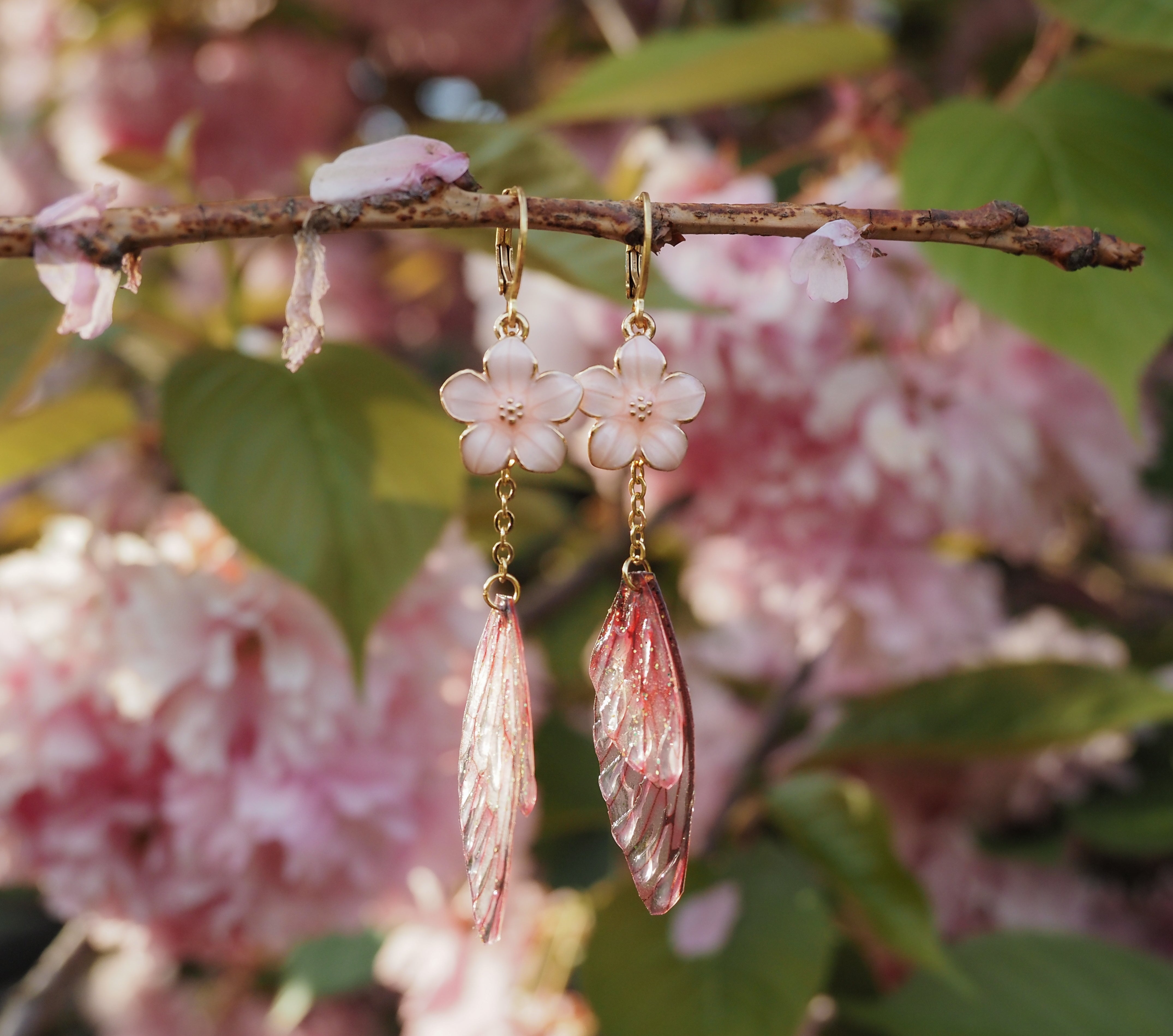 Cherry Blossom Earrings - made to order