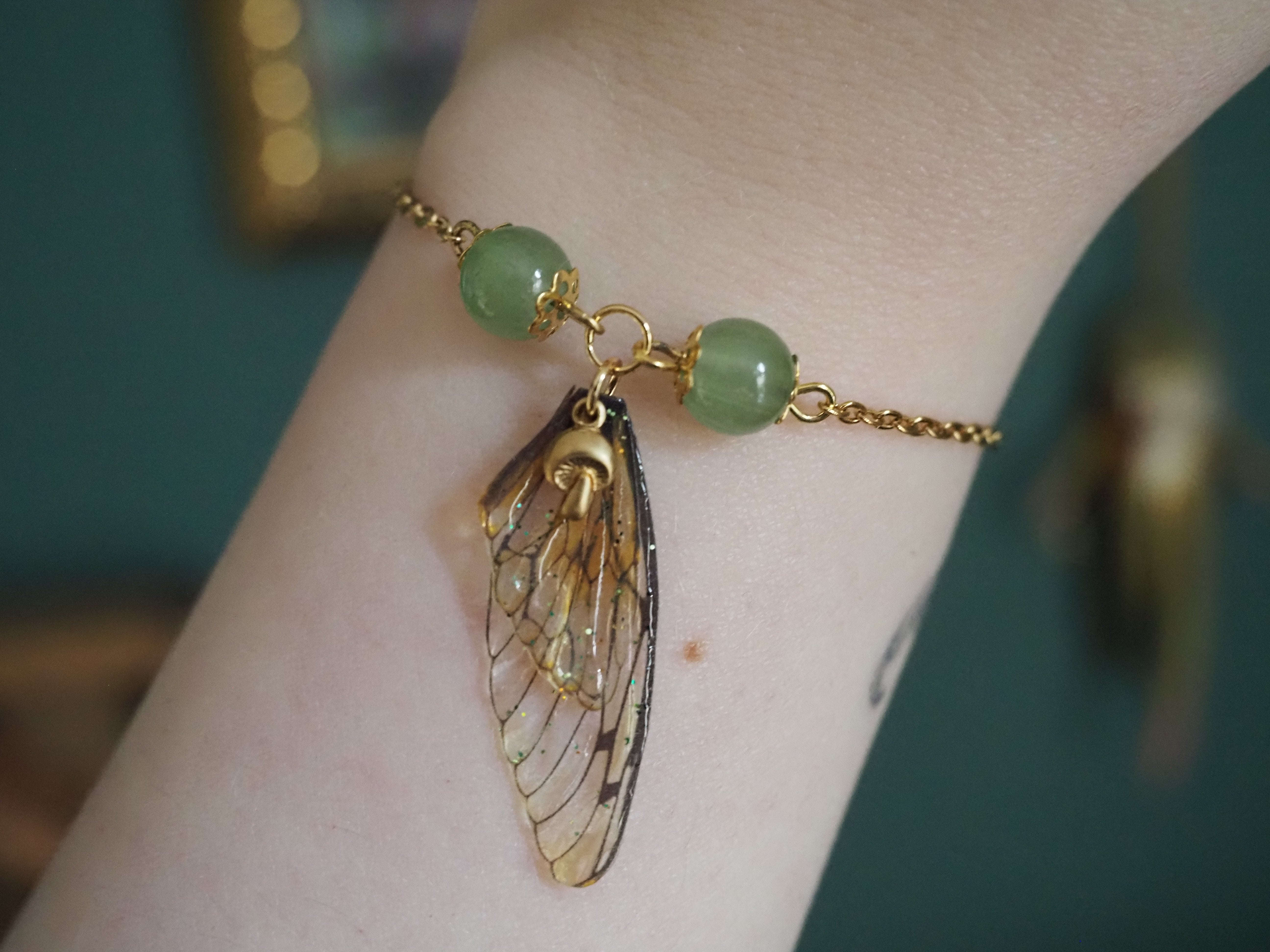 Bracelet - nature, mushroom