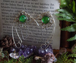 Load image into Gallery viewer, Elf ear cuffs - green forest
