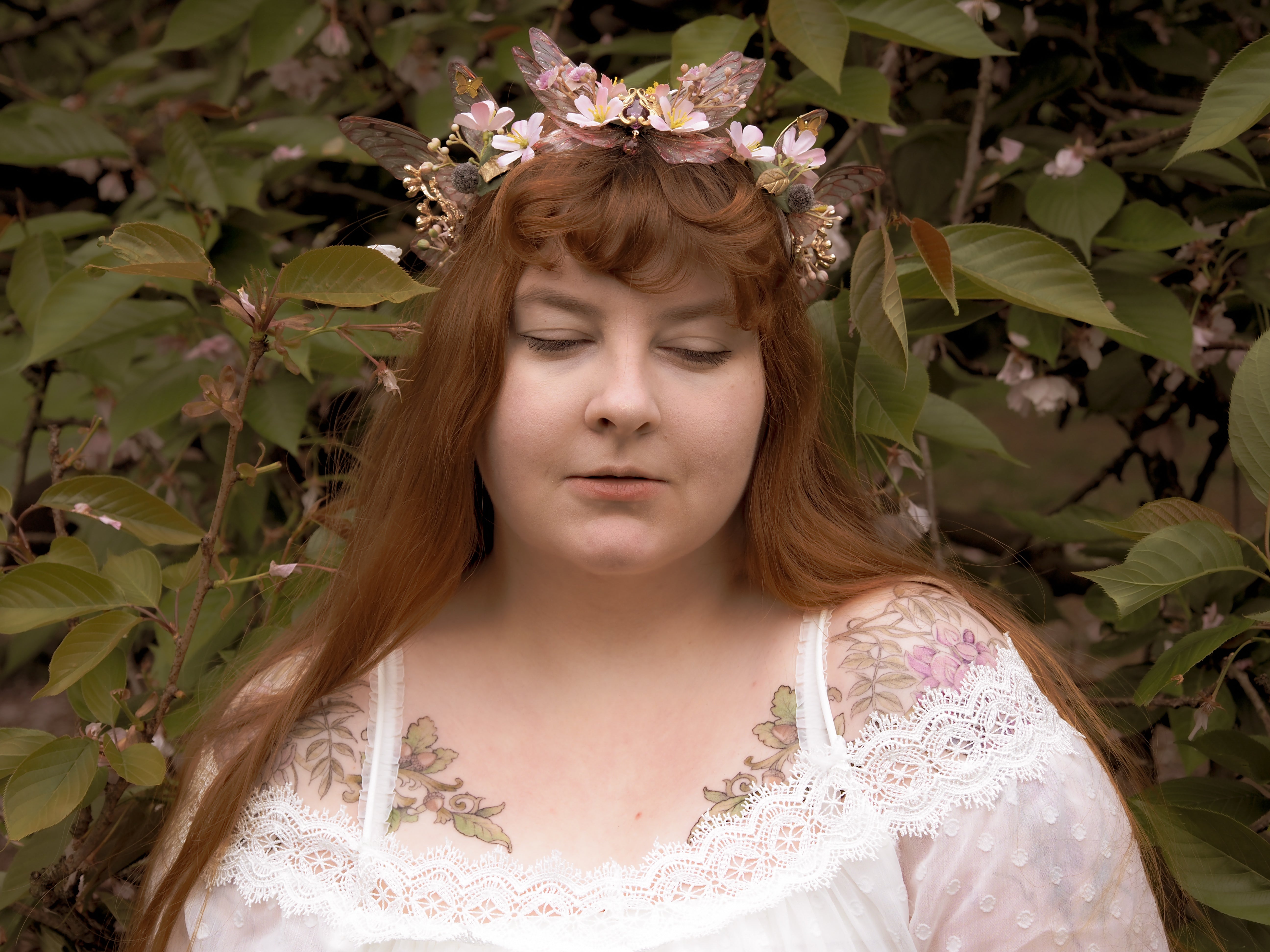 OOAK Cherry Blossom Crown 2