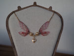 Lade das Bild in den Galerie-Viewer, Enchanting necklace - pink, heart
