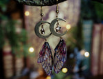 Lade das Bild in den Galerie-Viewer, Moon Earrings - sunrise, gold, stars
