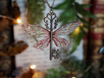 Lade das Bild in den Galerie-Viewer, Flying key small - bronce, pink
