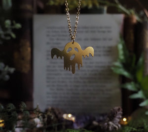 Golden Ghost stainless steel necklace