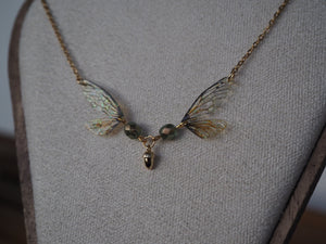 Enchanting necklace - nature, acorn - mini