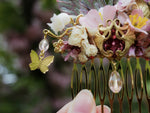 Lade das Bild in den Galerie-Viewer, OOAK Hair Comb Cherry Blossom

