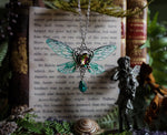 Lade das Bild in den Galerie-Viewer, Pixie necklace - emerald
