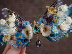Load image into Gallery viewer, OOAK Crown - Spring - purple, blue
