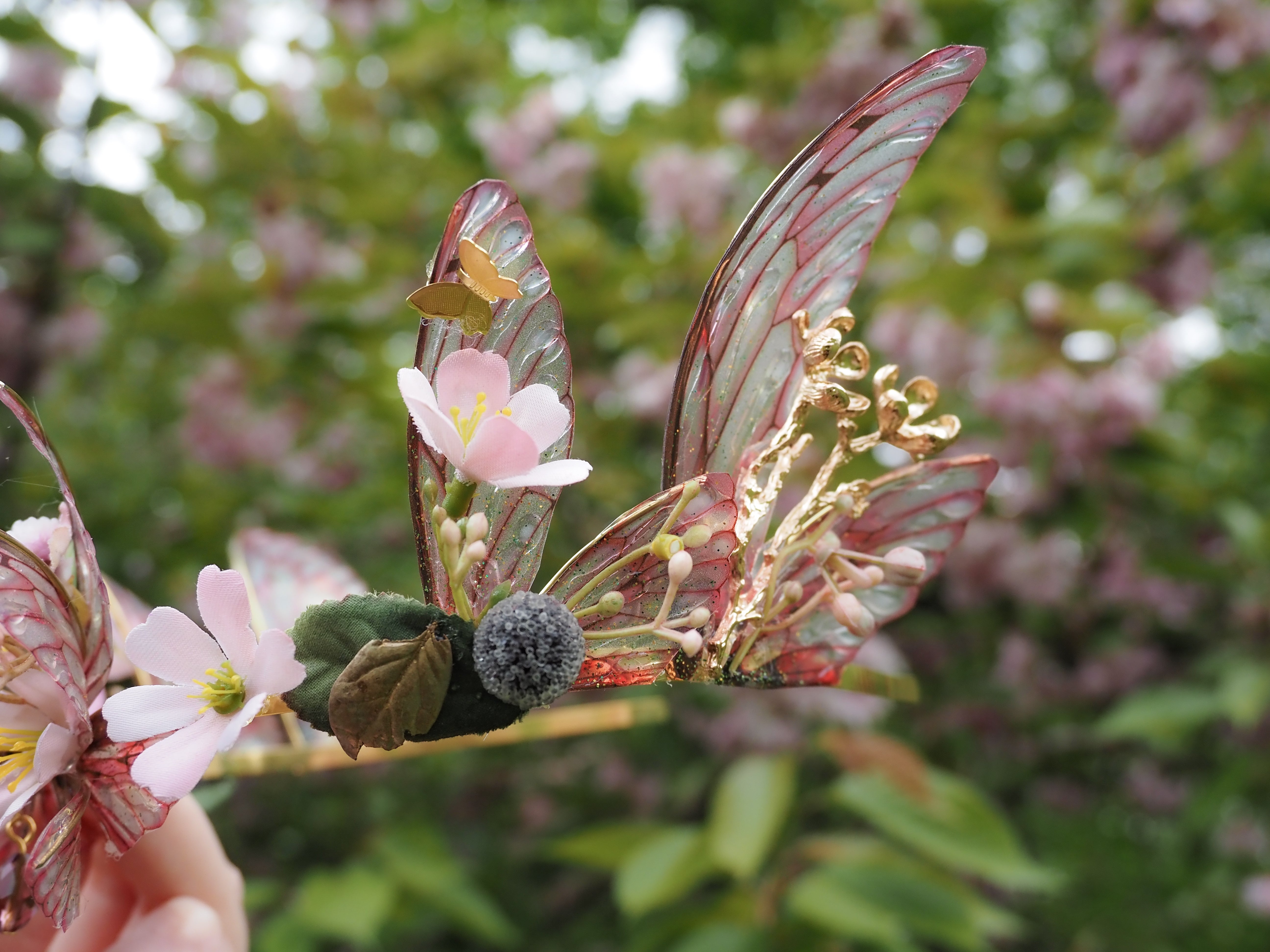 OOAK Cherry Blossom Crown 2