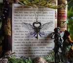 Lade das Bild in den Galerie-Viewer, Flying key small - bronce, purple
