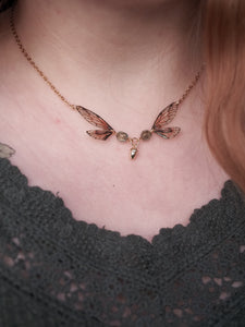 Enchanting necklace - pumpkin patch, acorn - mini
