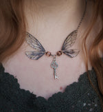 Lade das Bild in den Galerie-Viewer, Enchanting necklace - key, black
