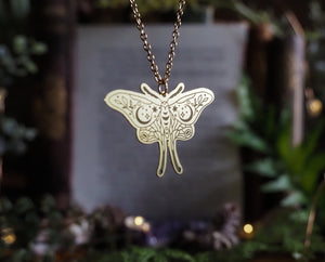 Golden Butterfly stainless steel necklace