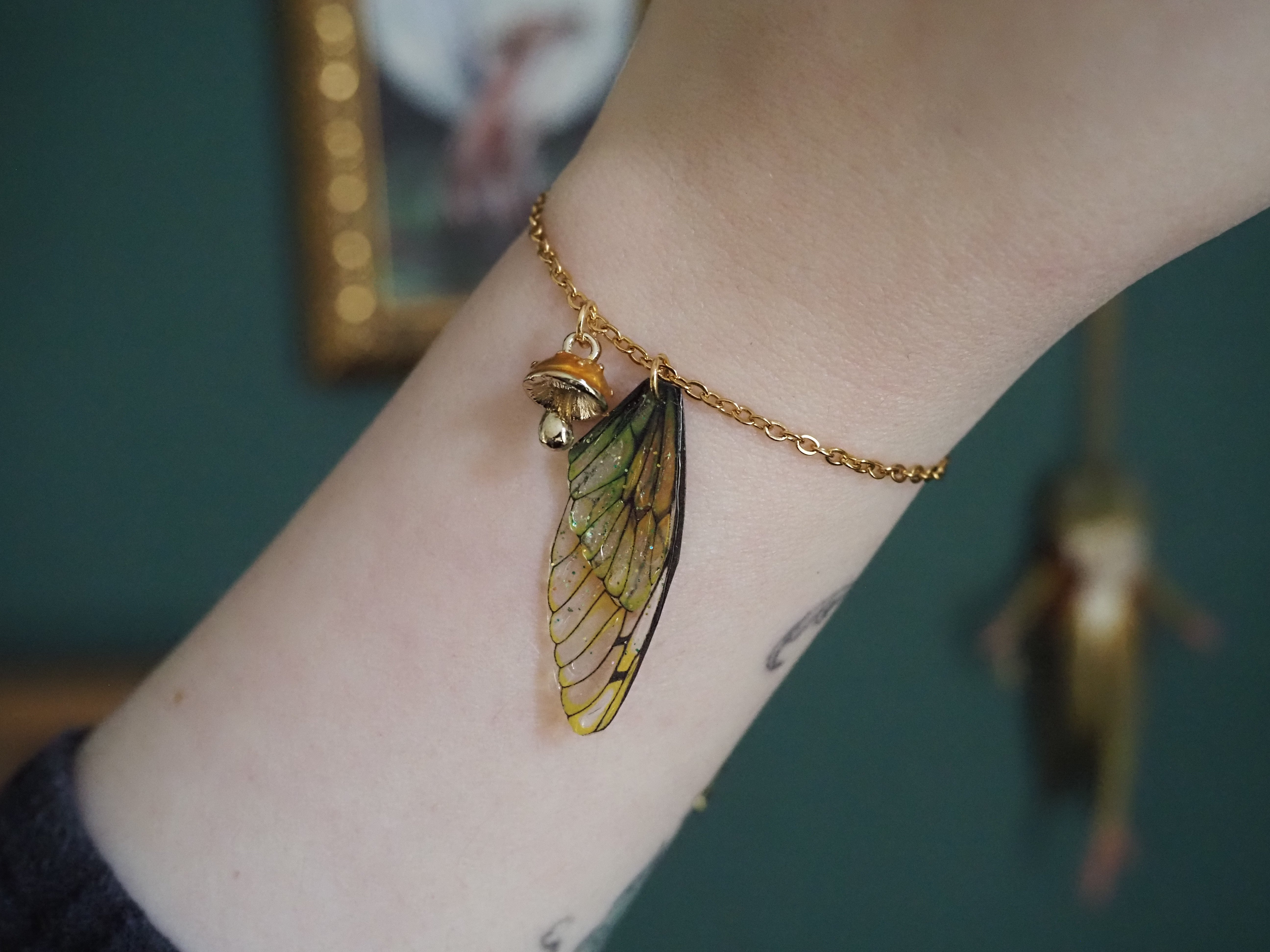 Bracelet - autumn, mushroom