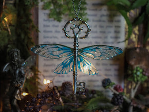 Flying Key - silver, blue