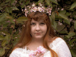 Load image into Gallery viewer, OOAK Cherry Blossom Crown
