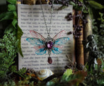 Load image into Gallery viewer, Pixie necklace - blue / rosa
