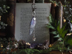 Load image into Gallery viewer, Keyring silver - spooky wings
