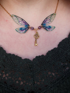 Enchanting necklace - kelpie, key