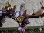 Lade das Bild in den Galerie-Viewer, OOAK Antler Headpiece - purple dream

