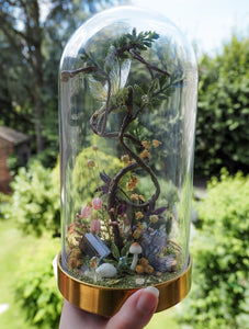 OOAK Fairy Globe "Enchanting Book"