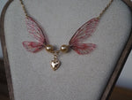 Lade das Bild in den Galerie-Viewer, Enchanting necklace - pink, heart
