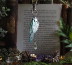 Load image into Gallery viewer, Keyrings - emerald silver
