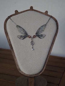 Enchanting necklace - key, black