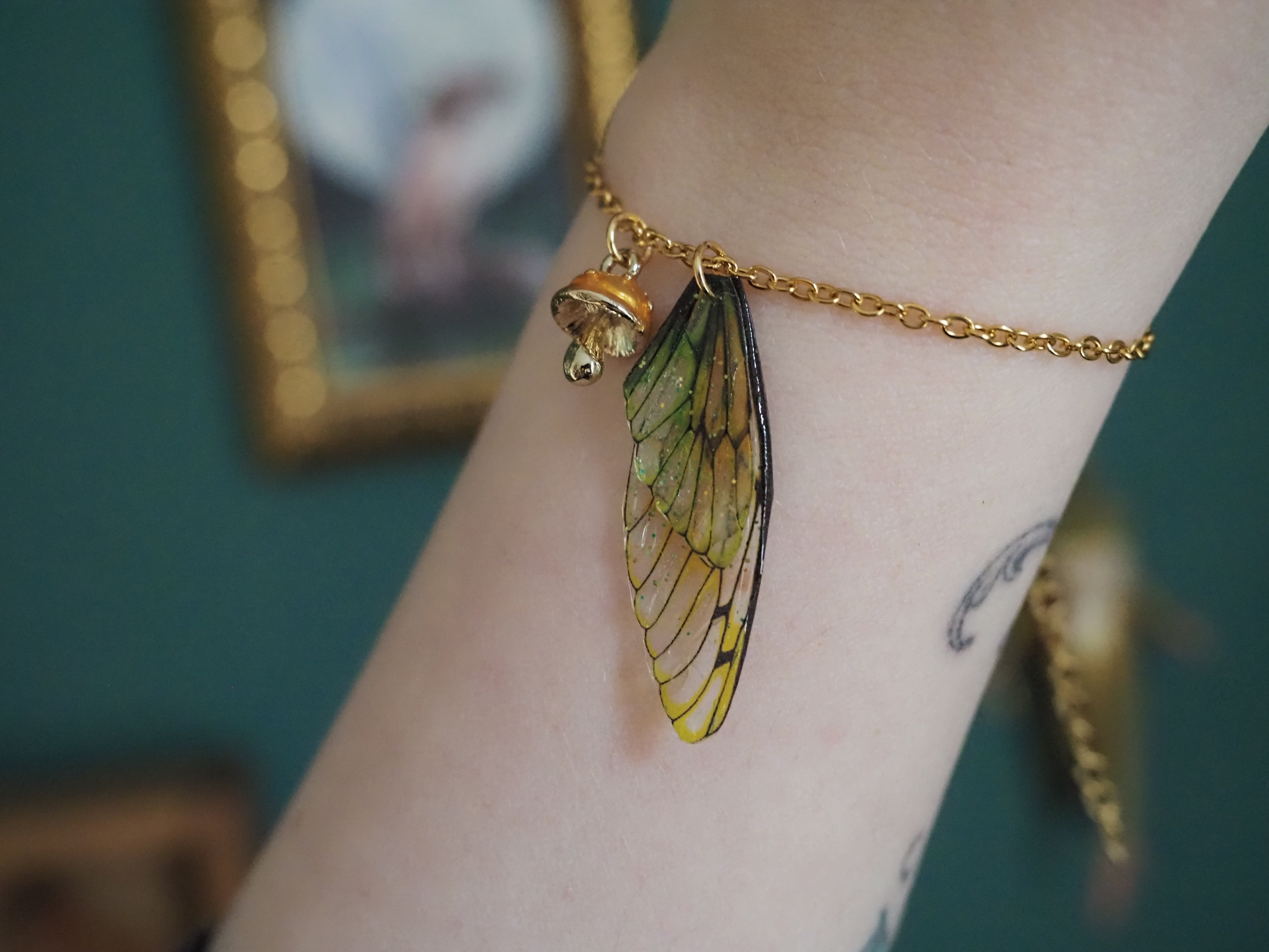 Bracelet - autumn, mushroom