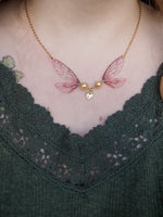 Lade das Bild in den Galerie-Viewer, Enchanting necklace - pink, heart
