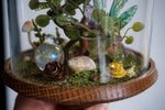 Load image into Gallery viewer, OOAK Glass Cloche Faerie Fox
