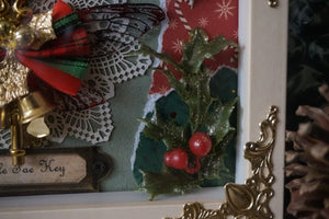 OOAK Winter Frame Candy Cane