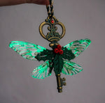 Load image into Gallery viewer, Ready to ship - flying key ornaments
