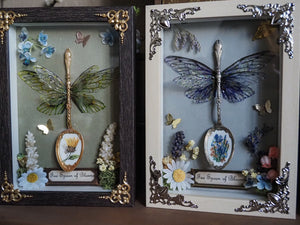 OOAK Fas Spoon of Blooms gold