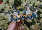 Load image into Gallery viewer, OOAK Purple glas spring flower crown - 1

