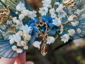 OOAK Blue spring crown